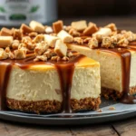 Butterfinger Caramel Cheesecake