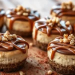 Chocolate Caramel Cheesecake Bites