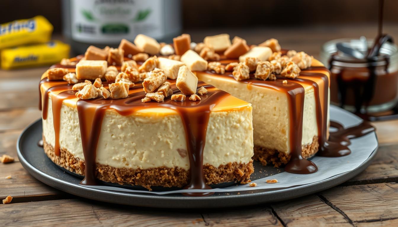 caramel cheesecake