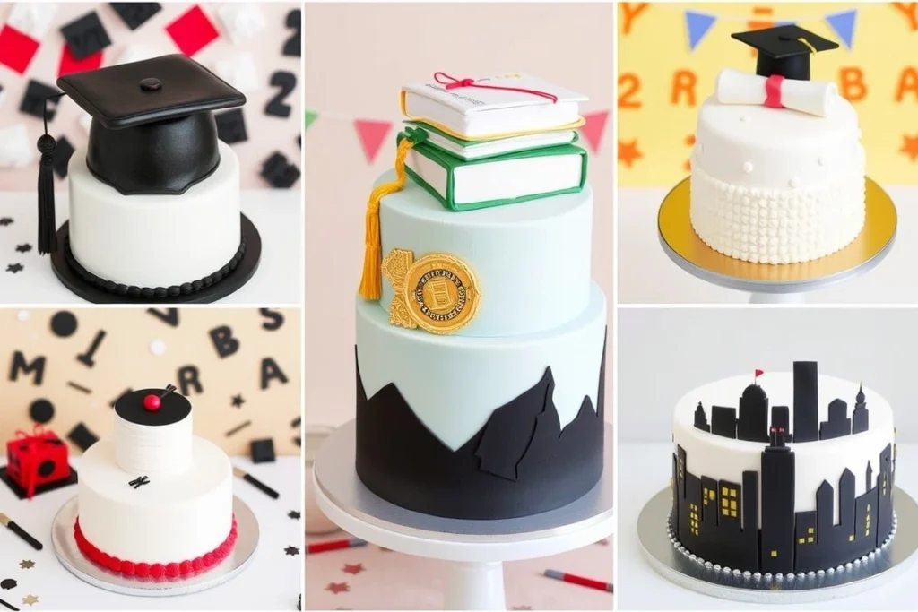 elegant graduation cakes