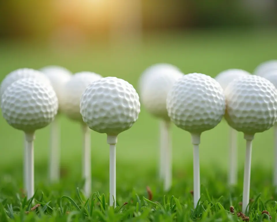 golf ball cake pops