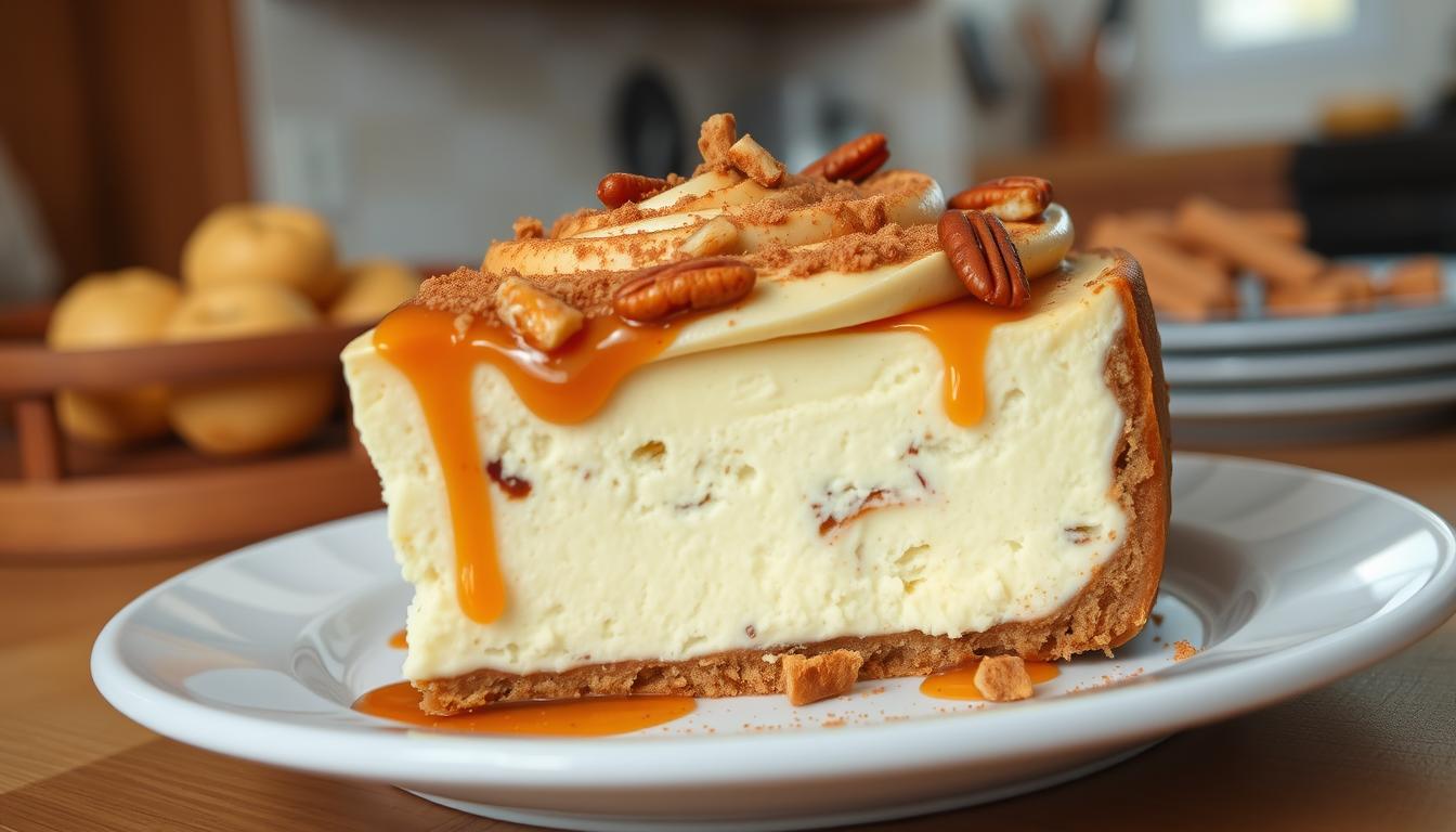 cinnamon roll cheesecake