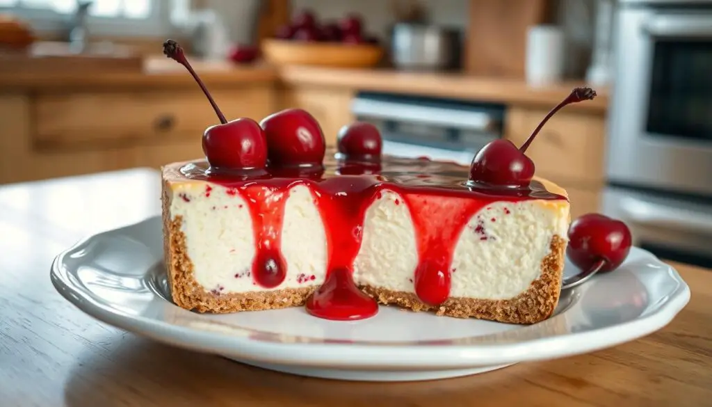 cherry cheesecake