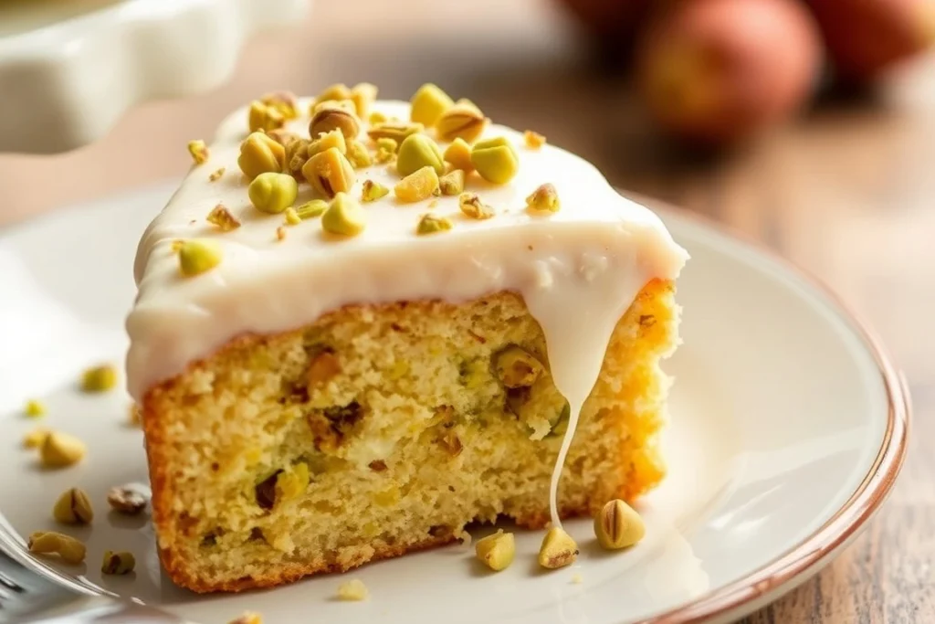 Pistachio Ricotta Cake