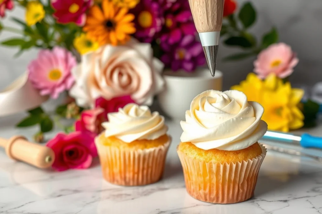 floral cupcakes