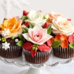 floral cupcakes