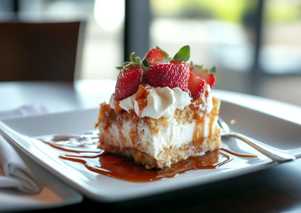 strawberry cheesecake dump cake