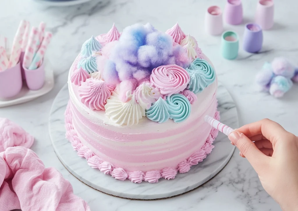 cotton candy cake