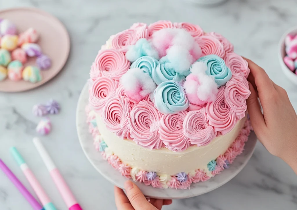 cotton candy cake