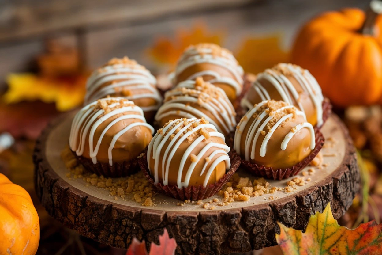 No Bake Pumpkin Cheesecake Balls