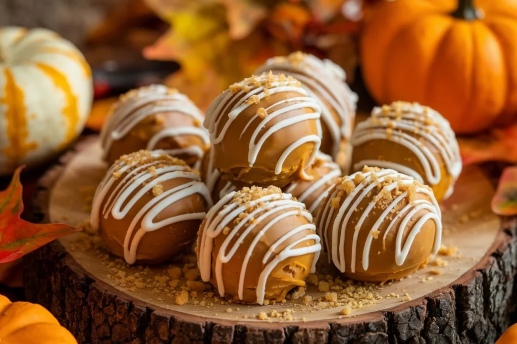 No Bake Pumpkin Cheesecake Balls