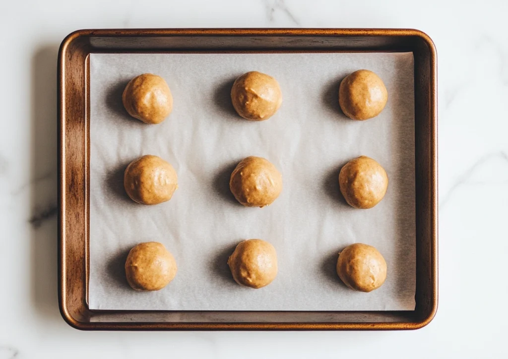 Peanut butter cookie dough balls.
