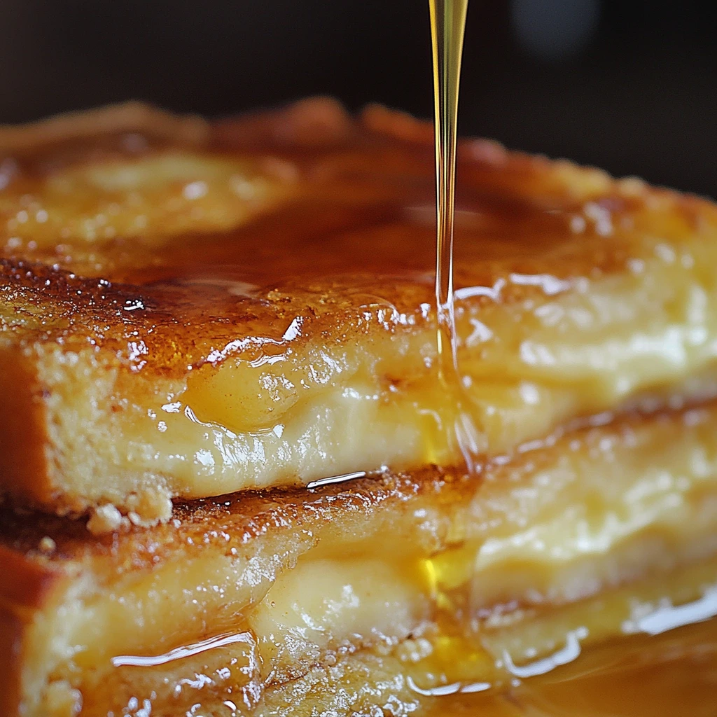 Stack of Creme Brulee French Toast