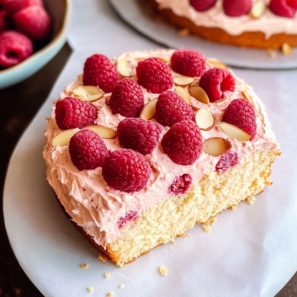 Almond Raspberry Cake