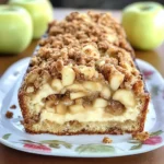 Apple Crisp Cheesecake Bread