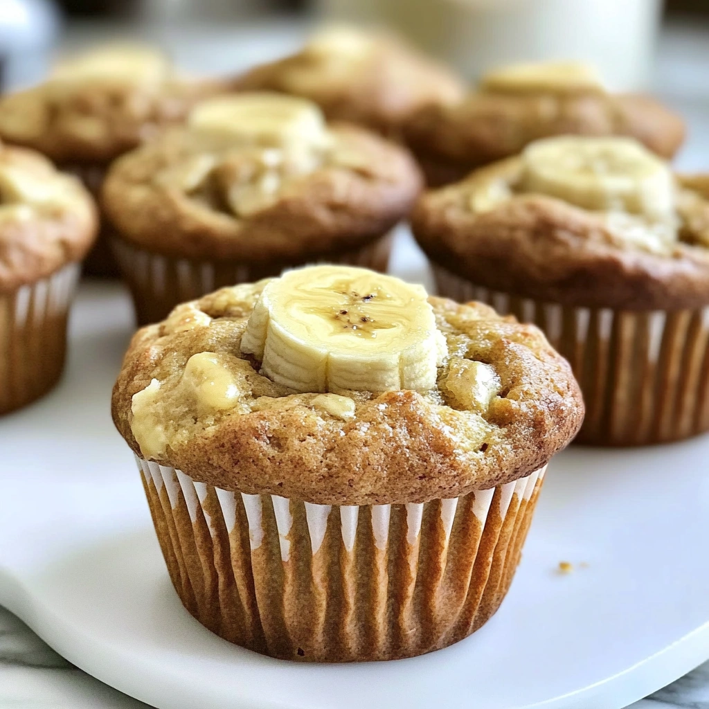 Banana Cream Cheese Muffins