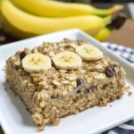 Banana Oatmeal Breakfast Cake