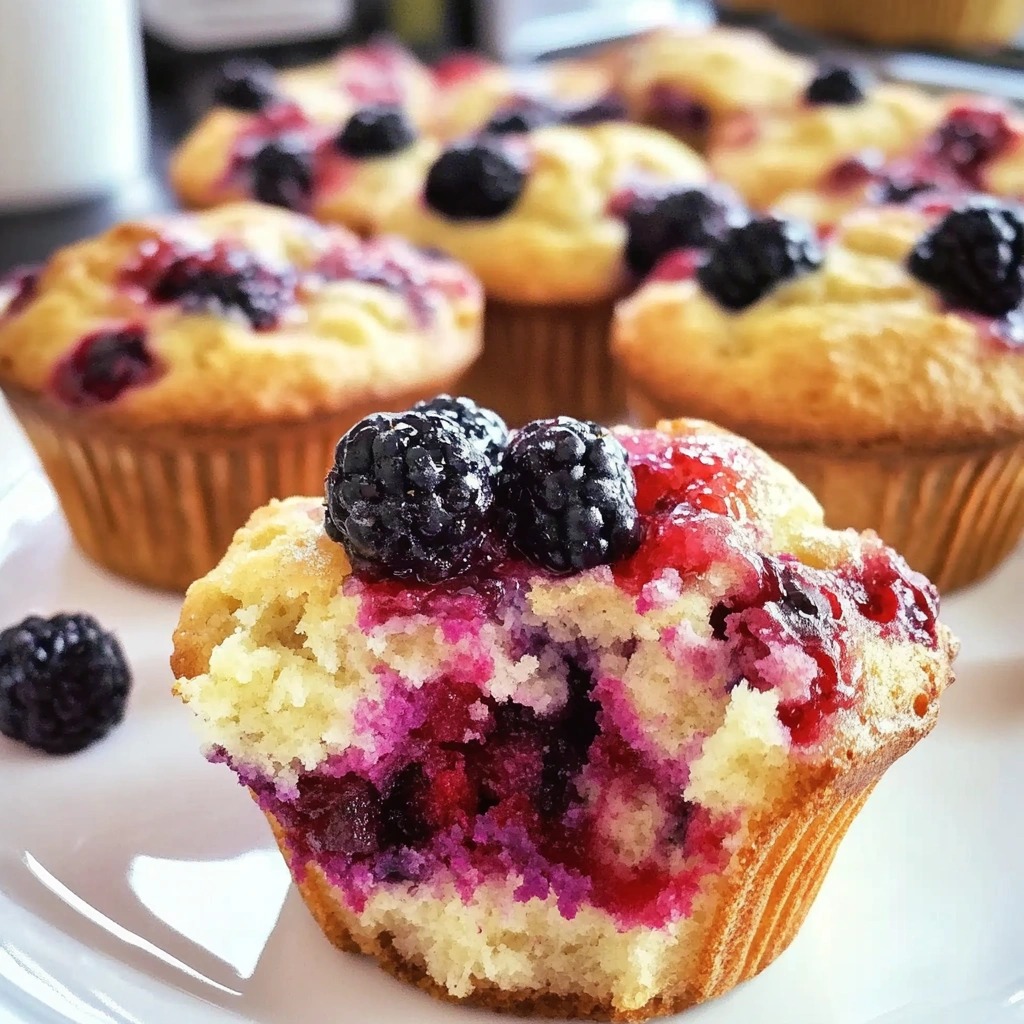 Berry Cream Cheese Muffins