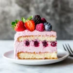 Berry Mousse Genoise Layer Cake