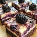 Blackberry Cheesecake Brownies