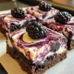 Blackberry Cheesecake Brownies