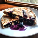 Blueberry Breakfast Quesadilla