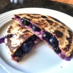 Blueberry Breakfast Quesadilla