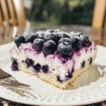 Blueberry Cheesecake Poke Cake