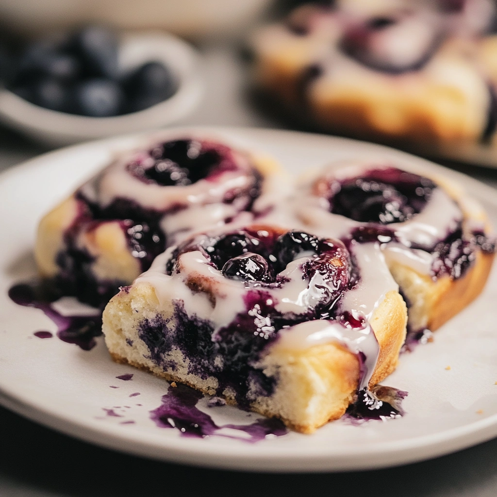 Blueberry Cinnamon Rolls