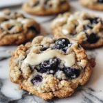 Blueberry Cookies with Streusel Topping
