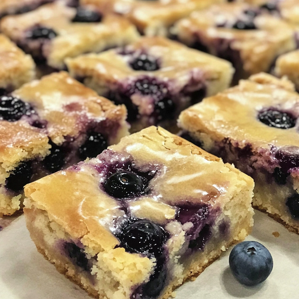 Blueberry Lemon Blondies