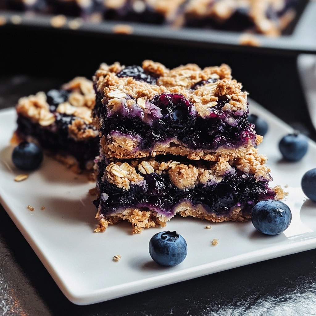Blueberry Oatmeal Bars
