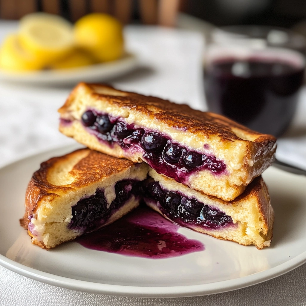 Blueberry Stuffed French Toast
