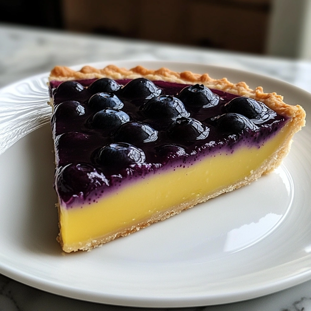 Blueberry–Lemon Curd Tart