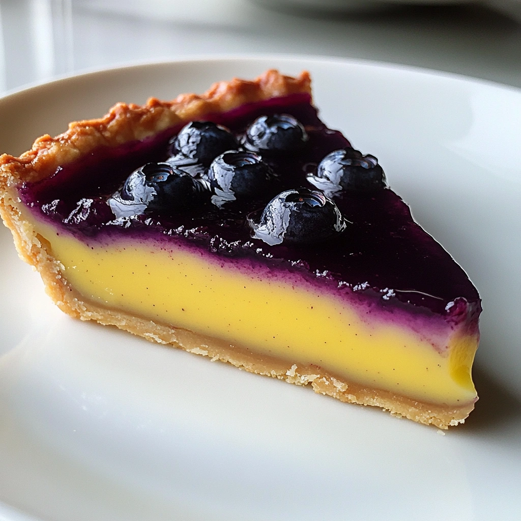 Blueberry–Lemon Curd Tart