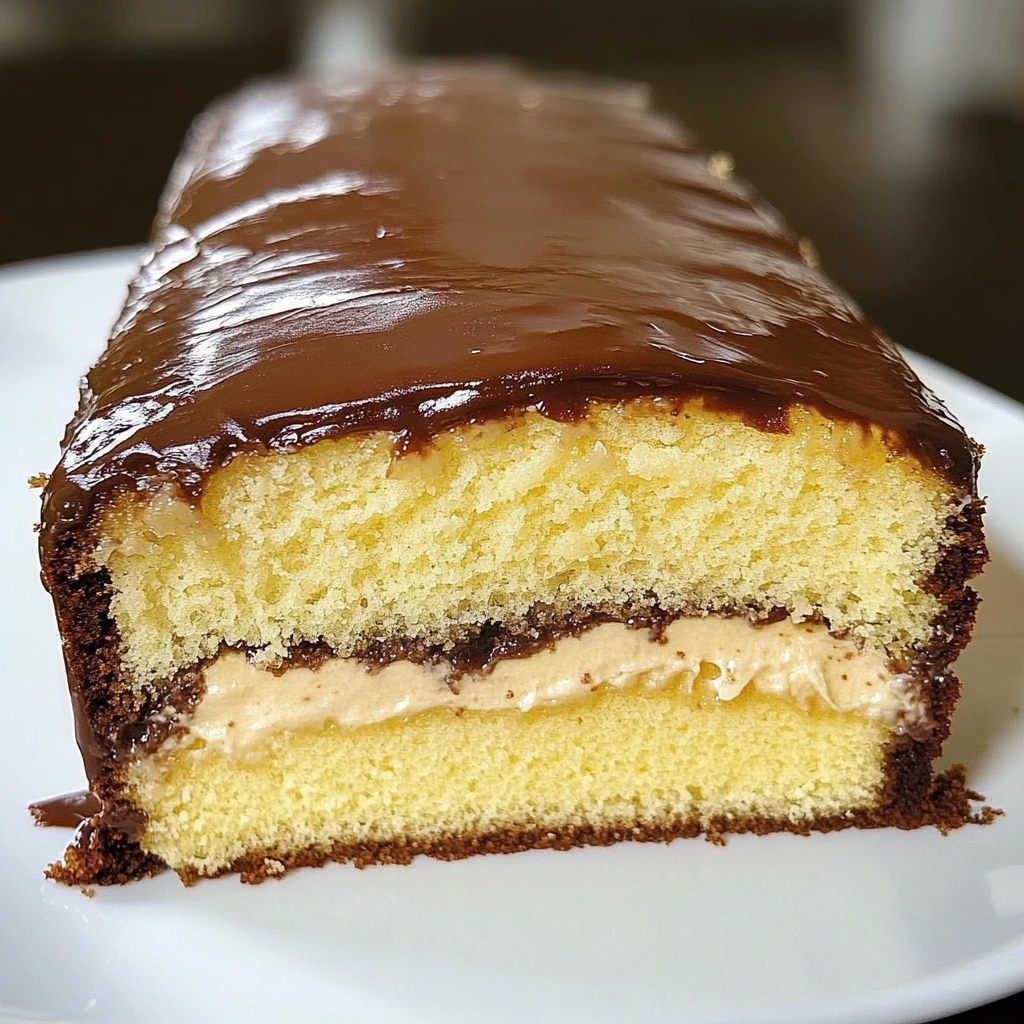 Boston Cream Pie Pound Cake