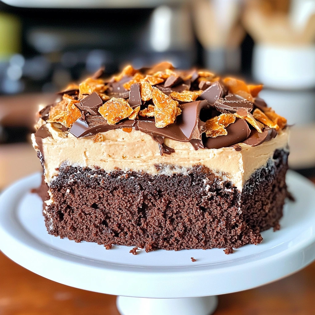 Butterfinger Chocolate Cake