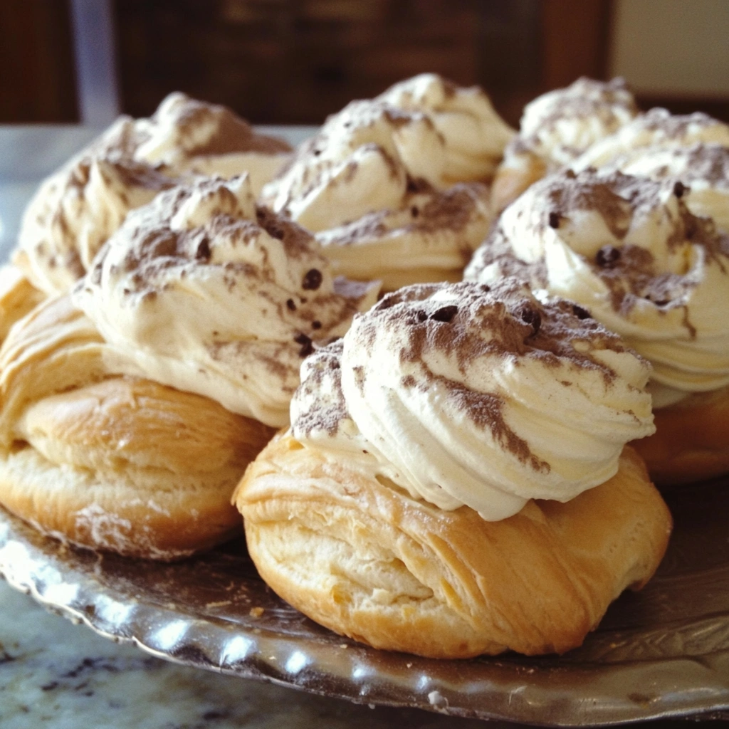 Cannoli Cream Puffs