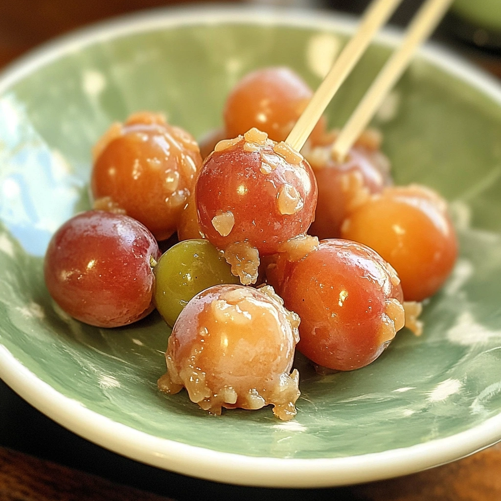 Caramel Apple Grapes