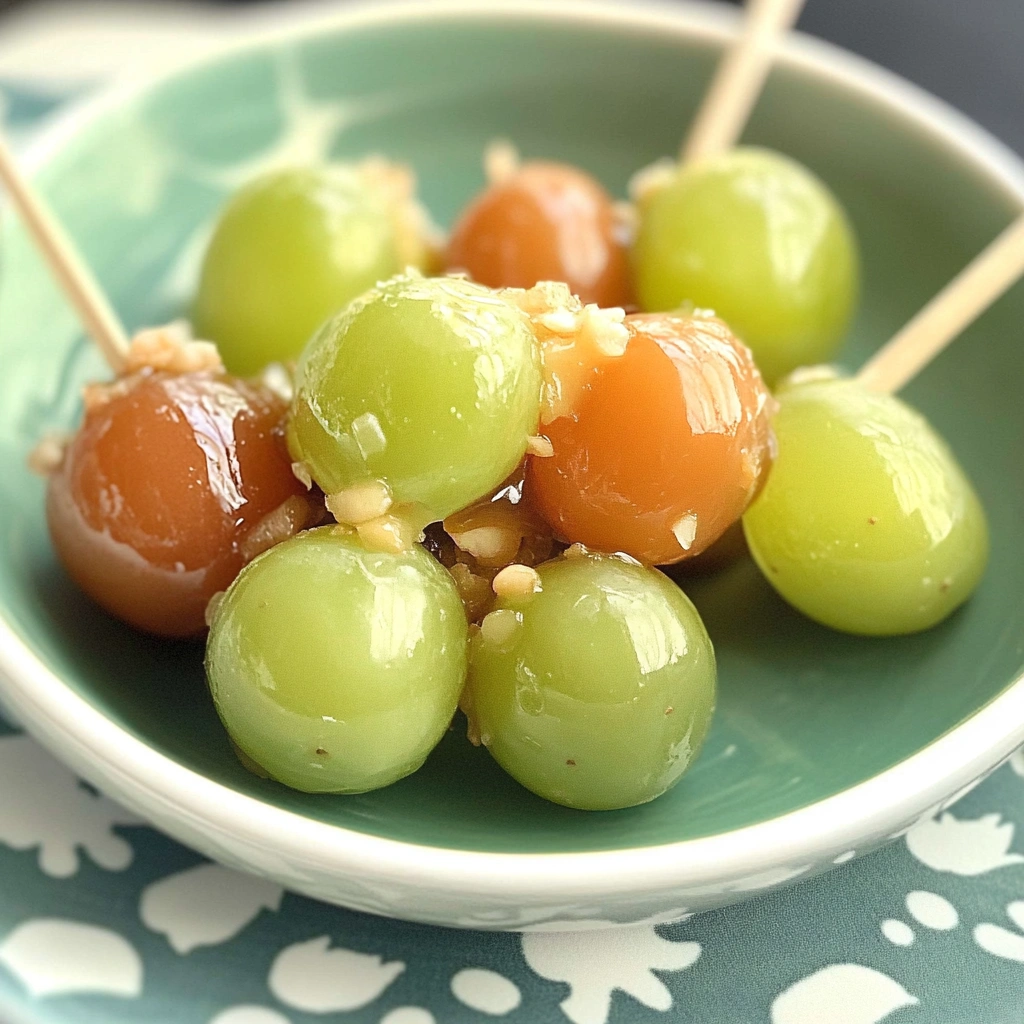 Caramel Apple Grapes