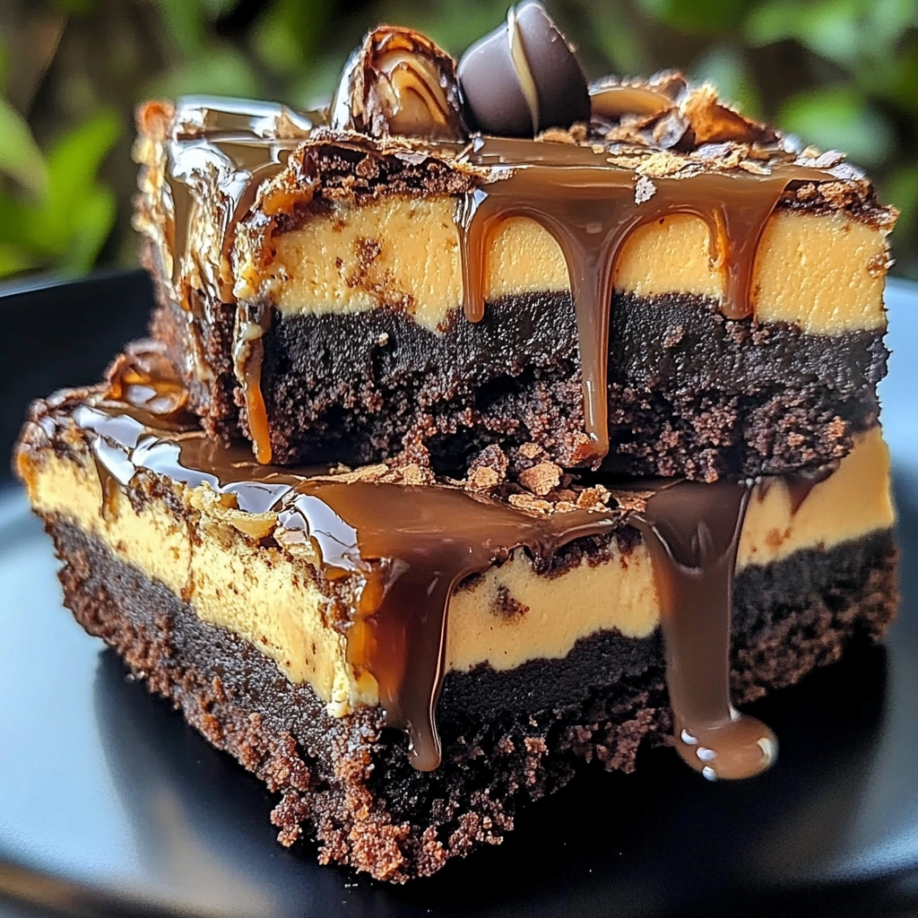 Caramel Cheesecake Brownies