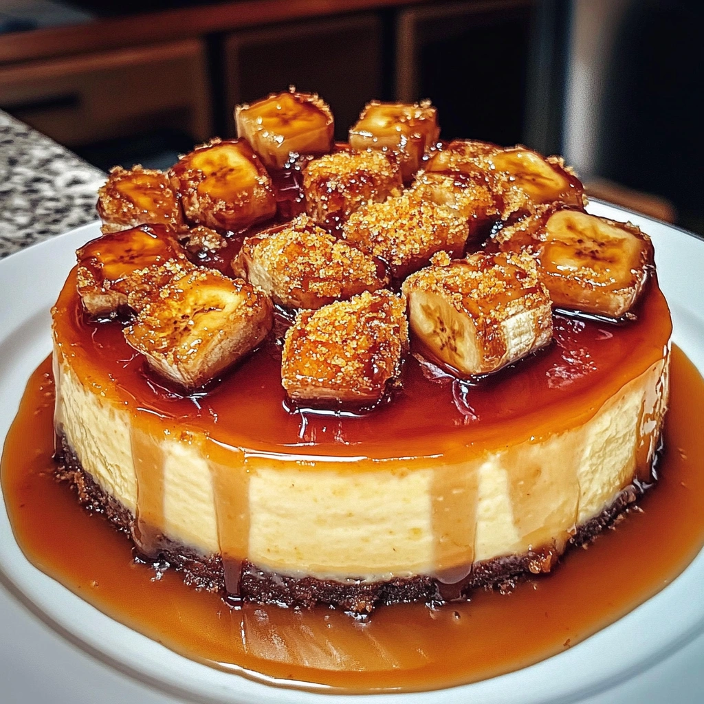 Caramelized Banana Cheesecake