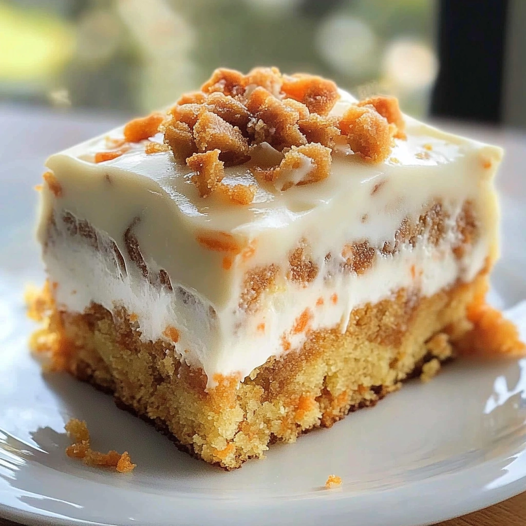 Carrot Cake Poke Cake