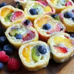 Cheesecake Fruit Salad Roll Ups