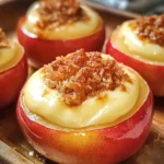 Cheesecake Stuffed Baked Apples