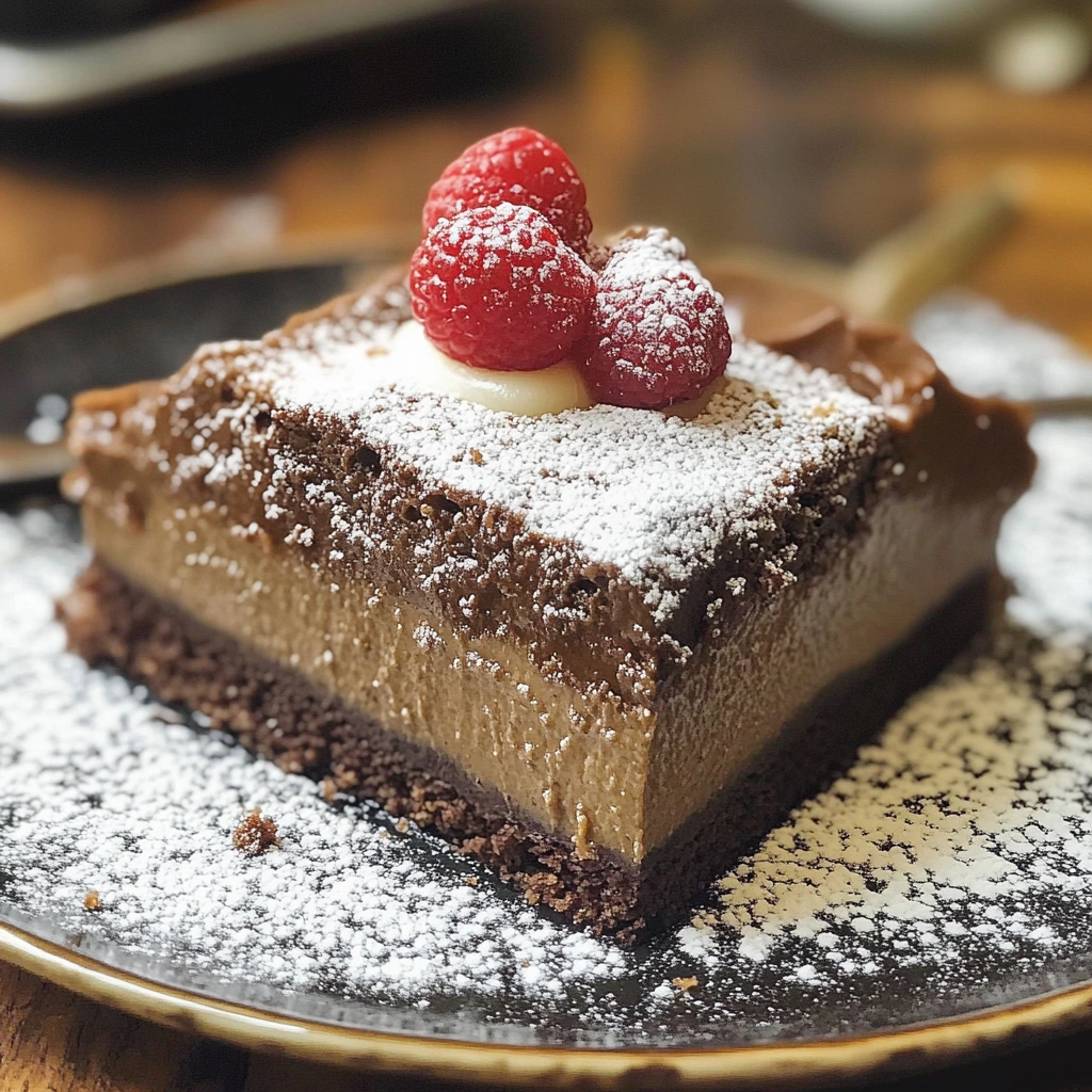 Chocolate Magic Custard Cake