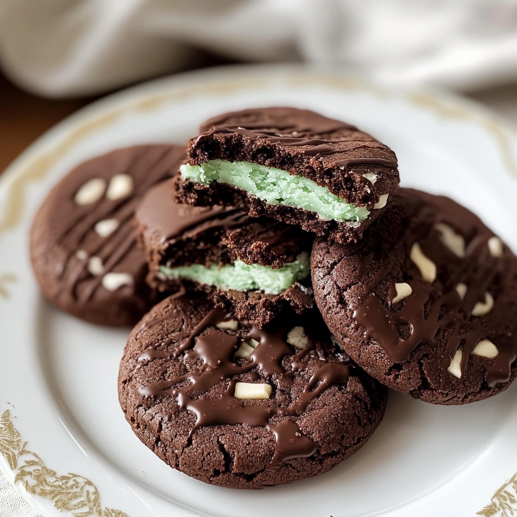 Chocolate Mint Cookies