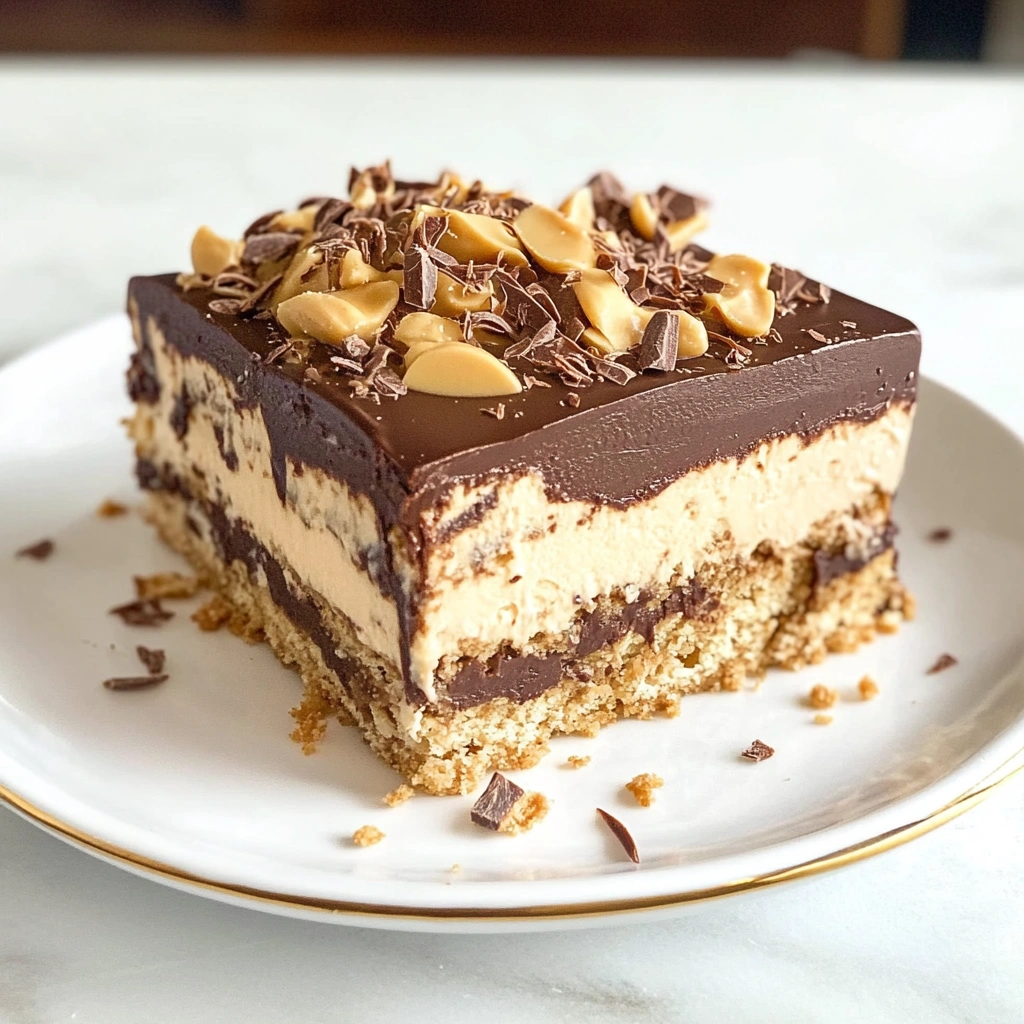 Chocolate Peanut Butter Layer Dessert