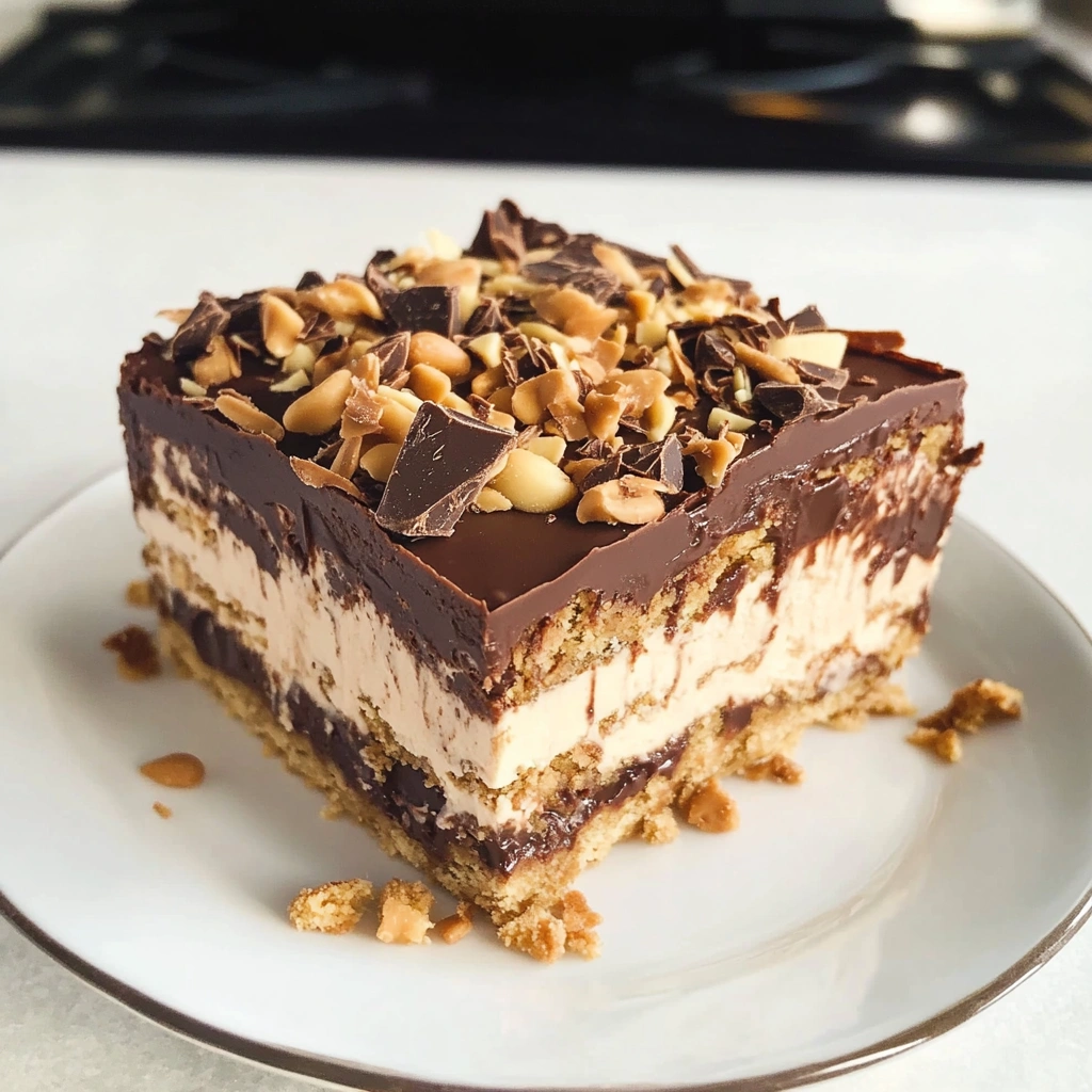 Chocolate Peanut Butter Layer Dessert