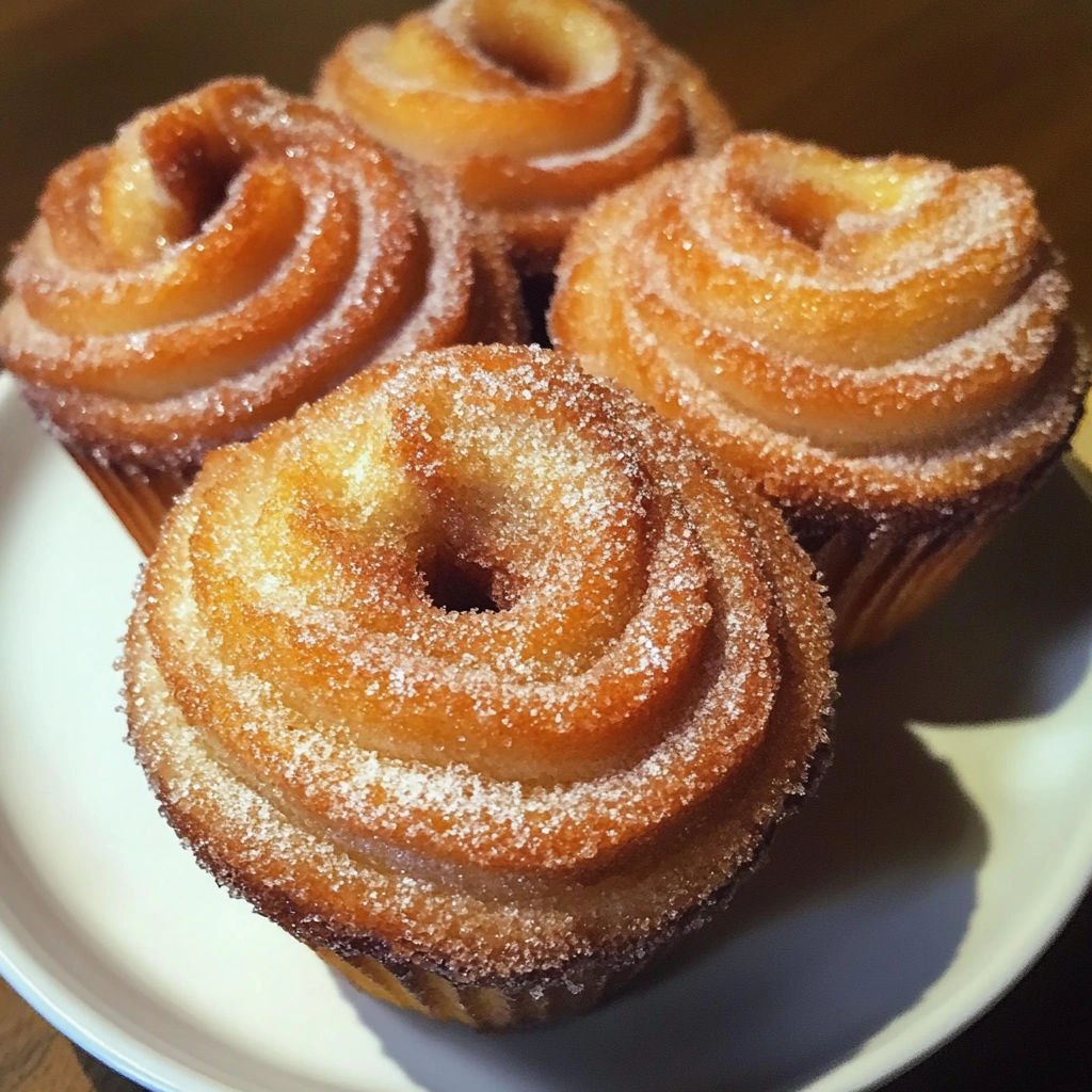 Churro Cruffins